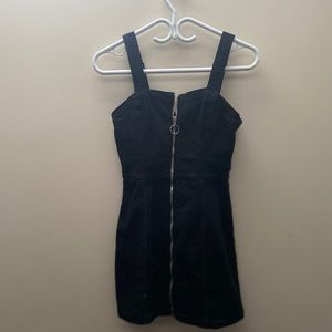 Denim Zip up Dress